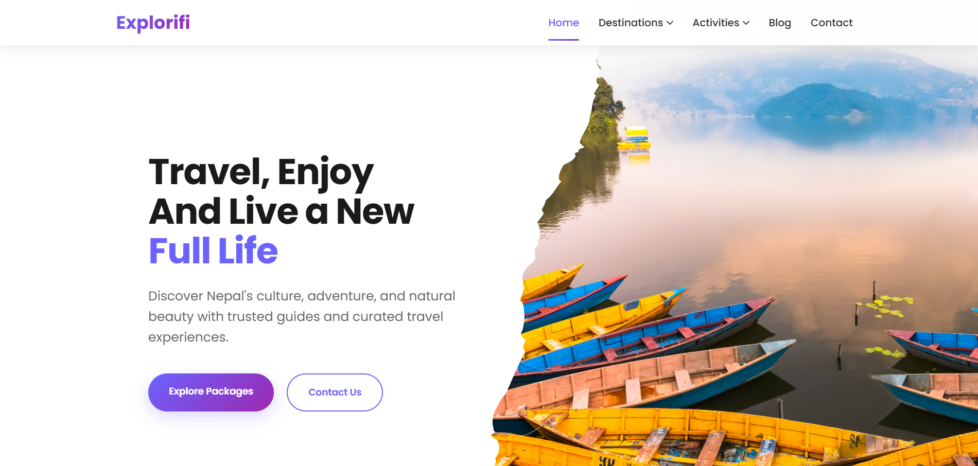 iFiCode - Travel and Explore Website