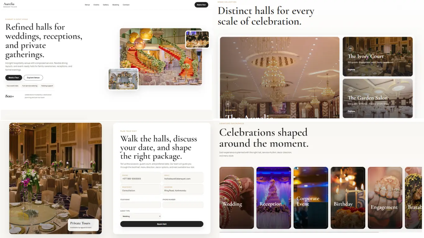 Explorifi travel website interface preview
