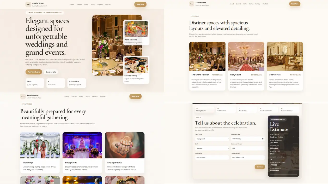 Explorifi travel website interface preview