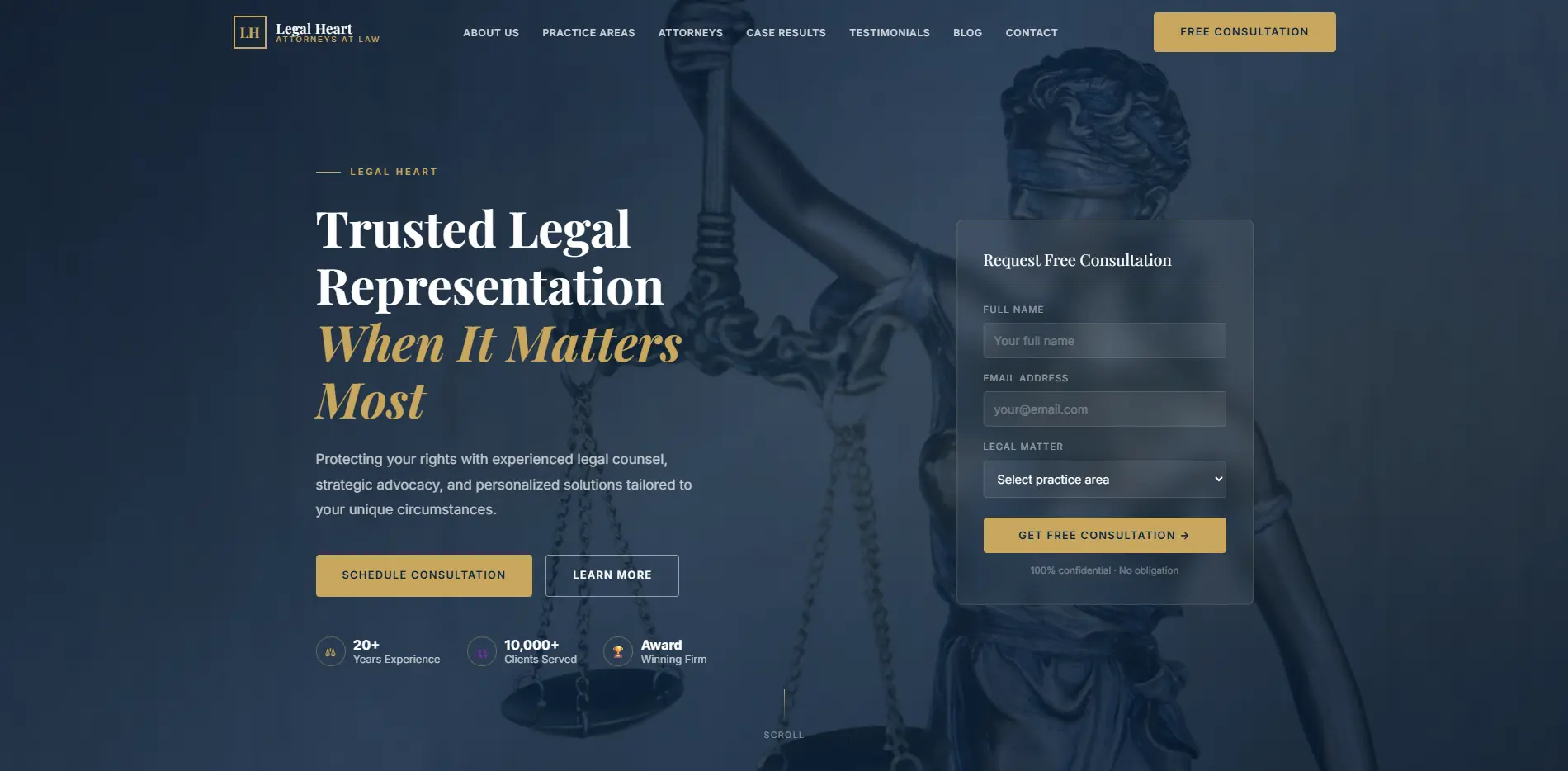 Law Firm Website preview