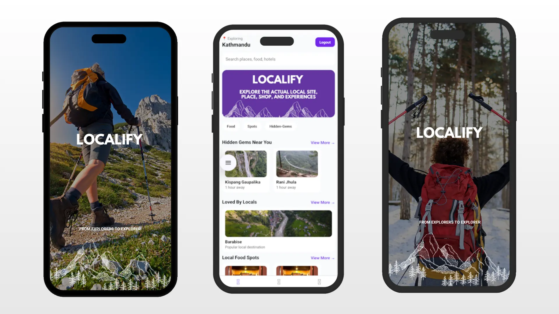 Localify mobile exploration platform preview