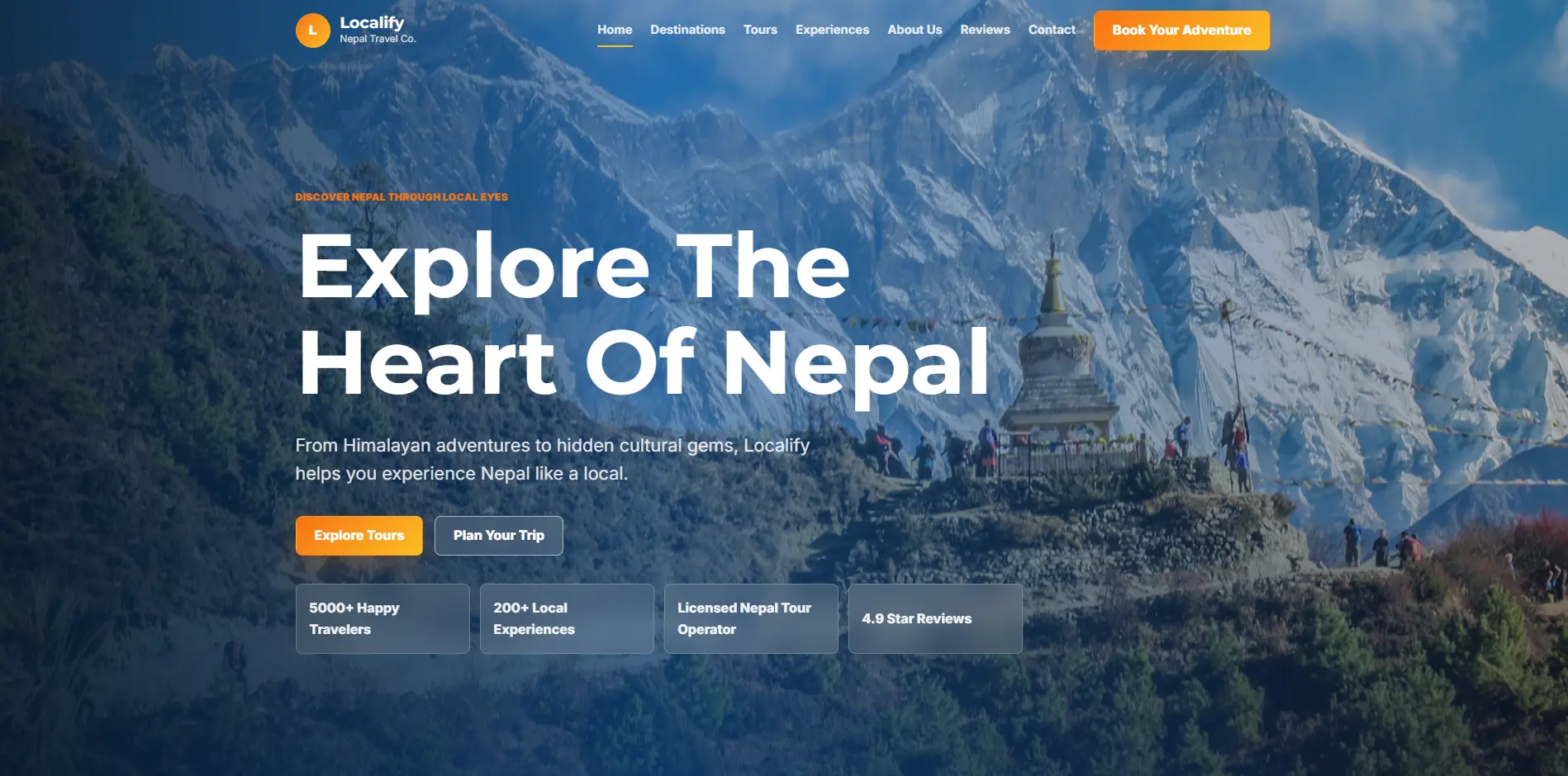 Travel Agency Website preview