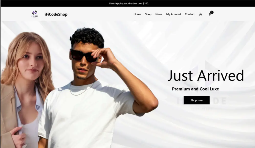 WordPress ecommerce setup preview